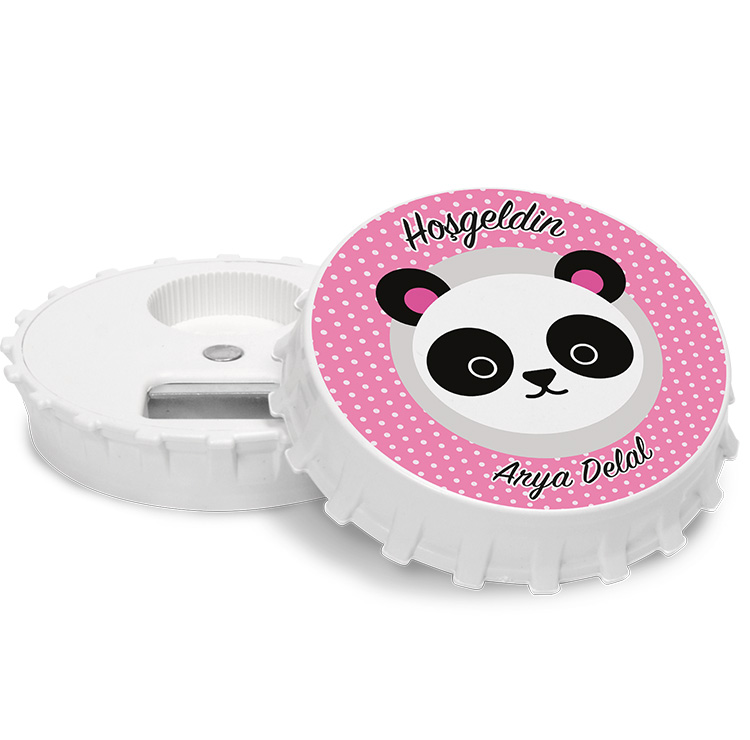 yuvarlak acacakli magnet - panda