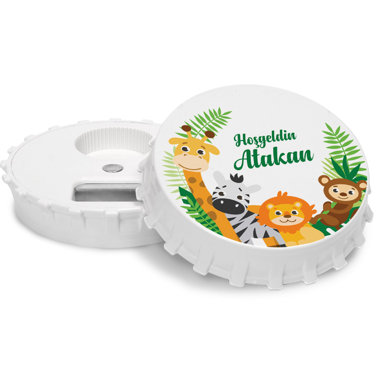 yuvarlak acacakli magnet - safari