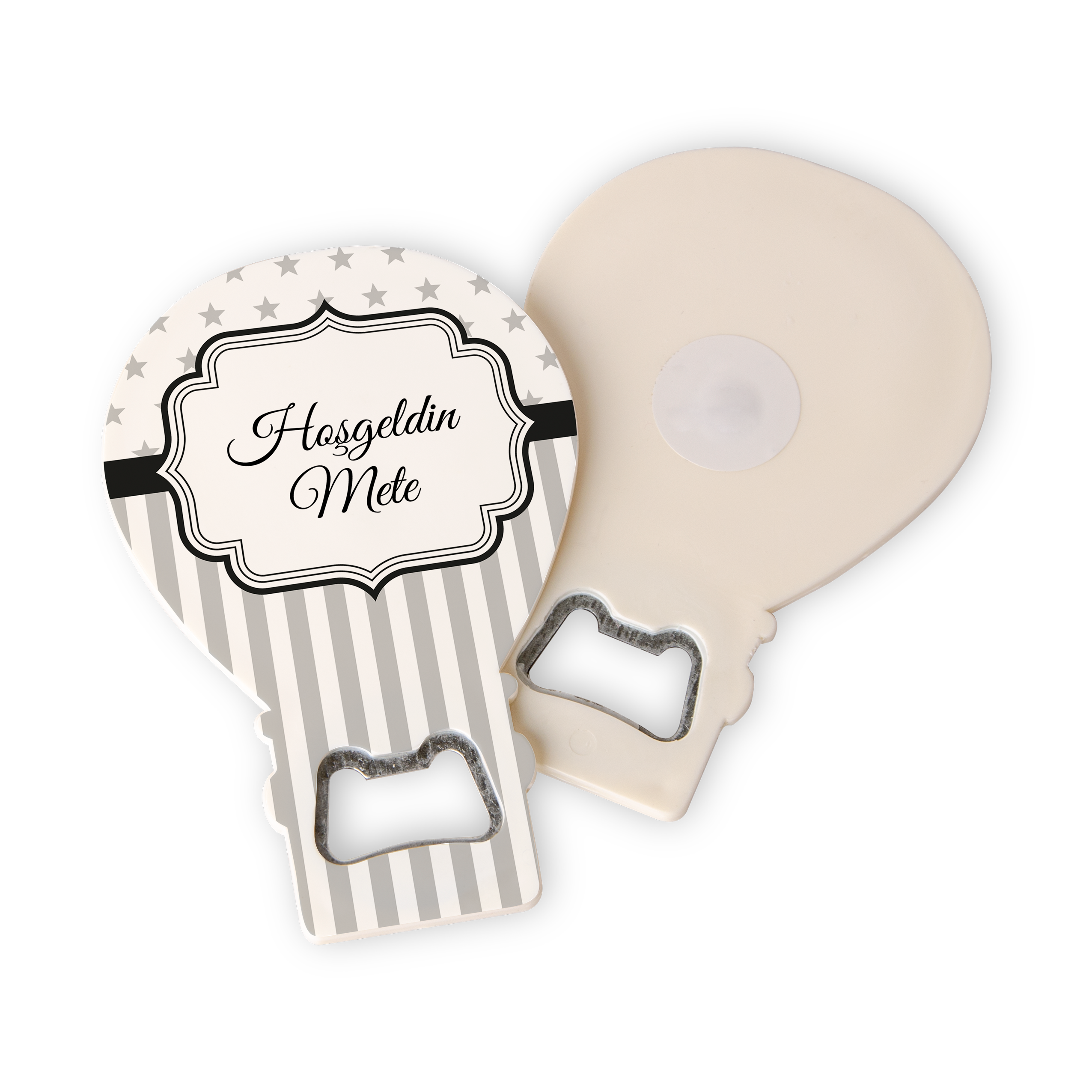 balon acacakli magnet - yildiz gri
