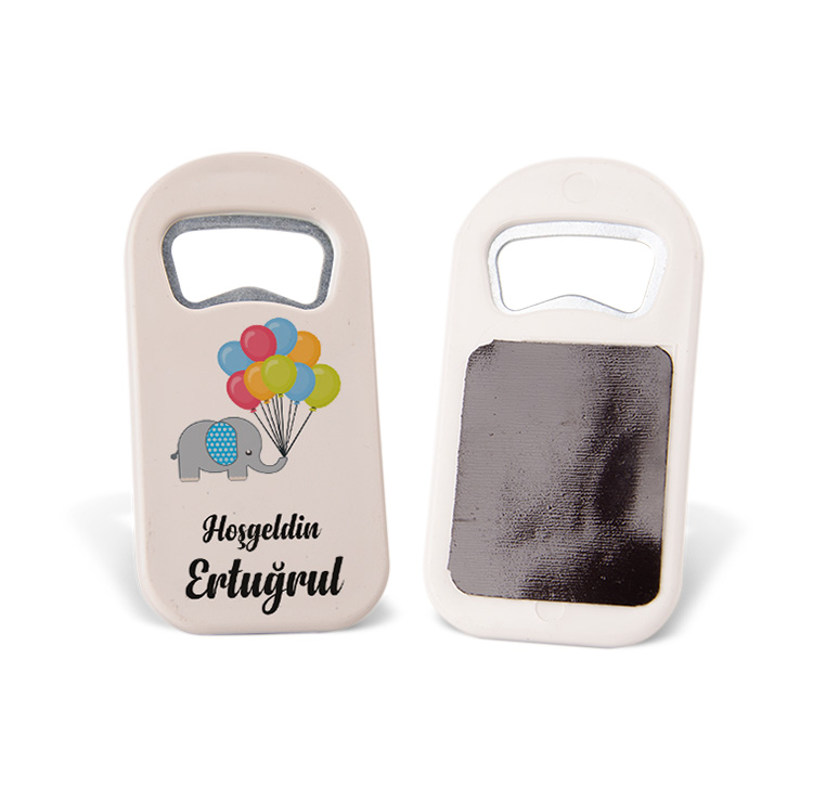 dikdortgen acacak magnet - fil balonlu