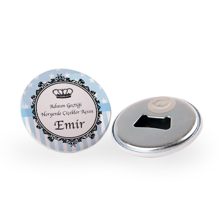 buton acacak magnet - yildiz tac