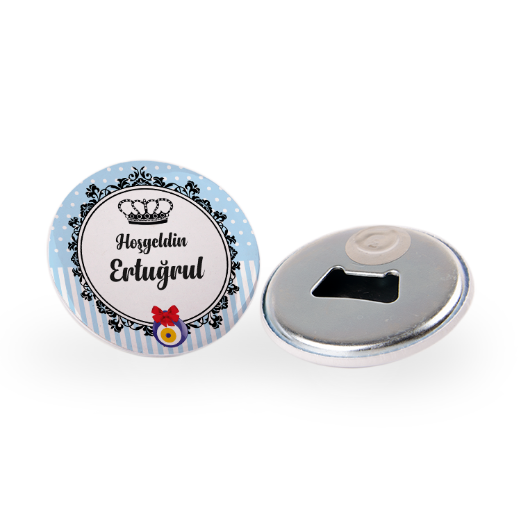 buton acacak magnet - nazar boncuklu